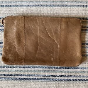 Vintage Leather Clutch by Contessa Hong Kong